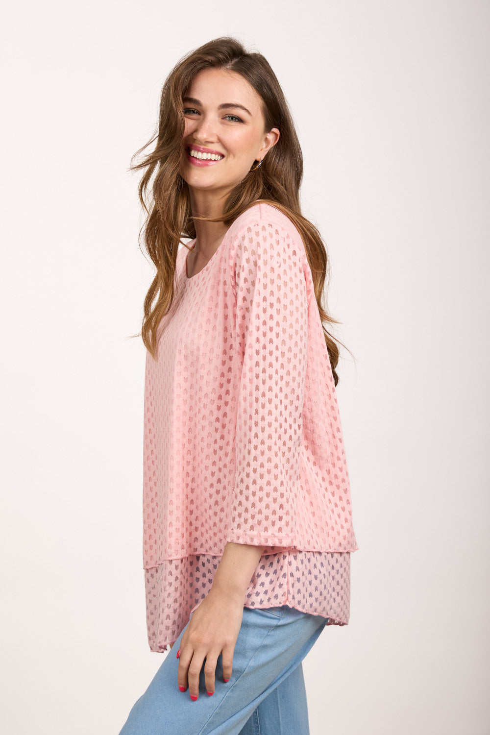 Asymmetric Mesh Layered Top