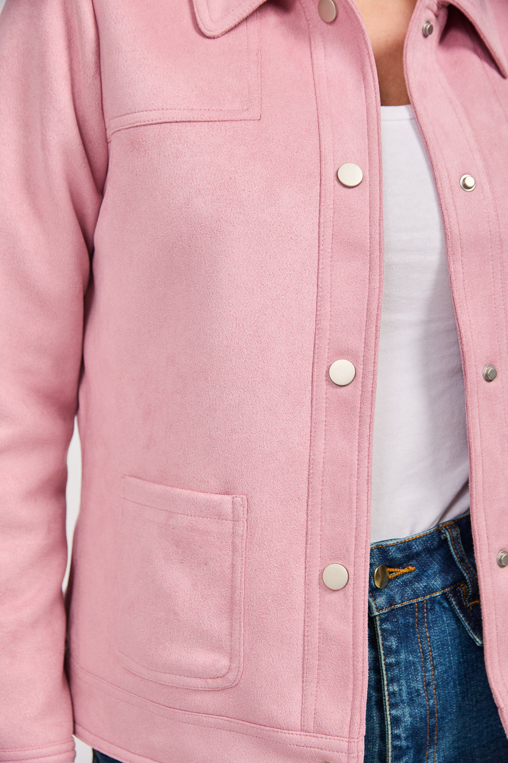 Faux Suede Jacket