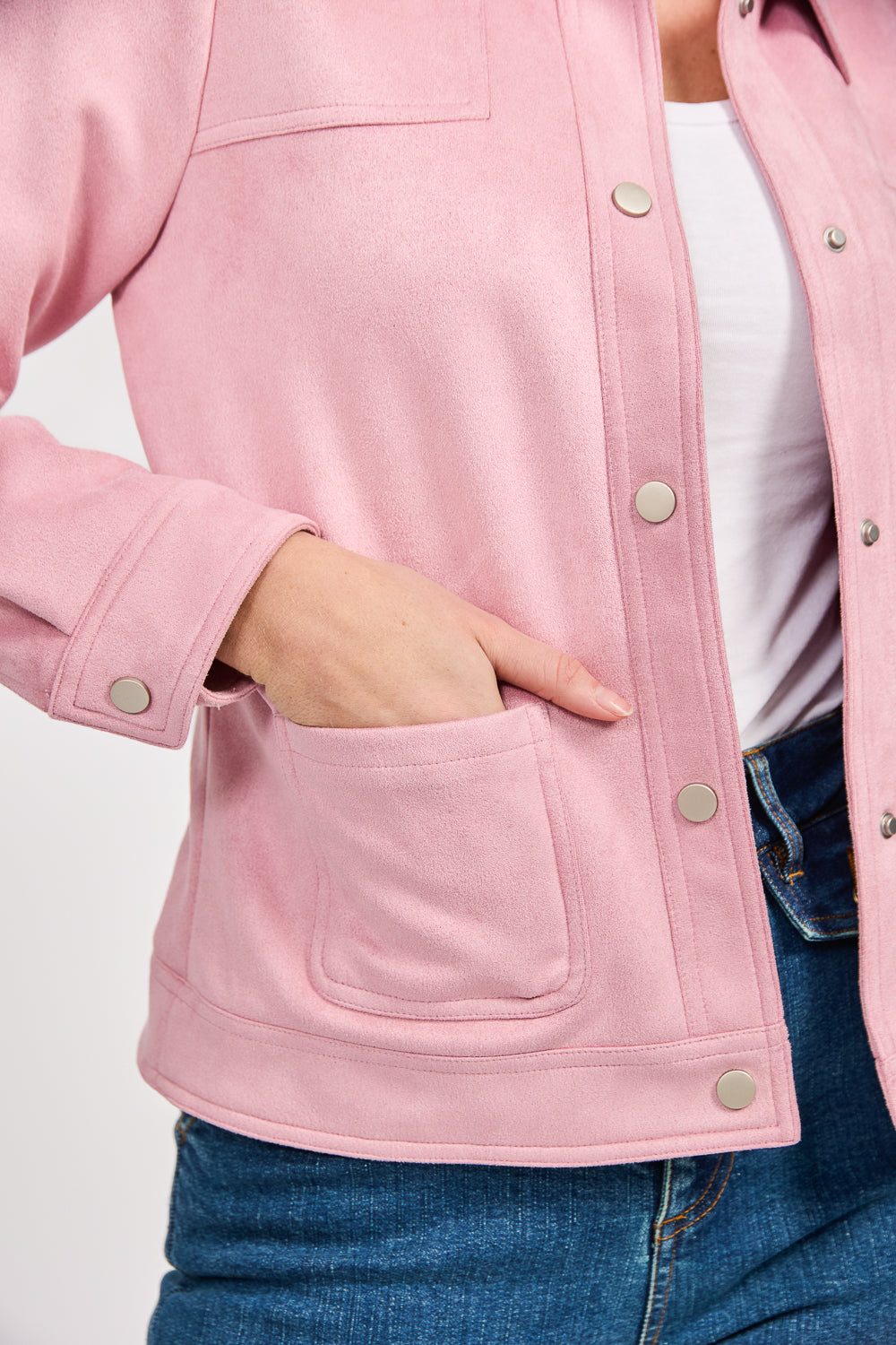Faux Suede Jacket