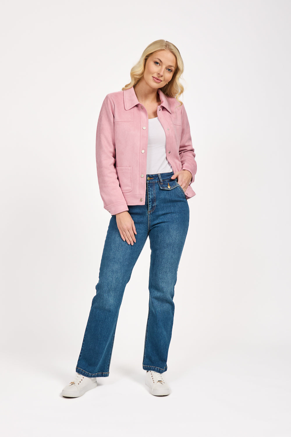 Faux Suede Jacket
