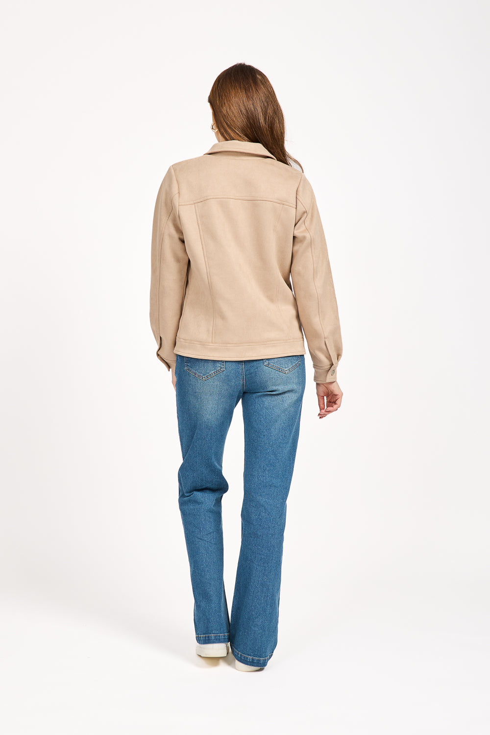 Faux Suede Jacket