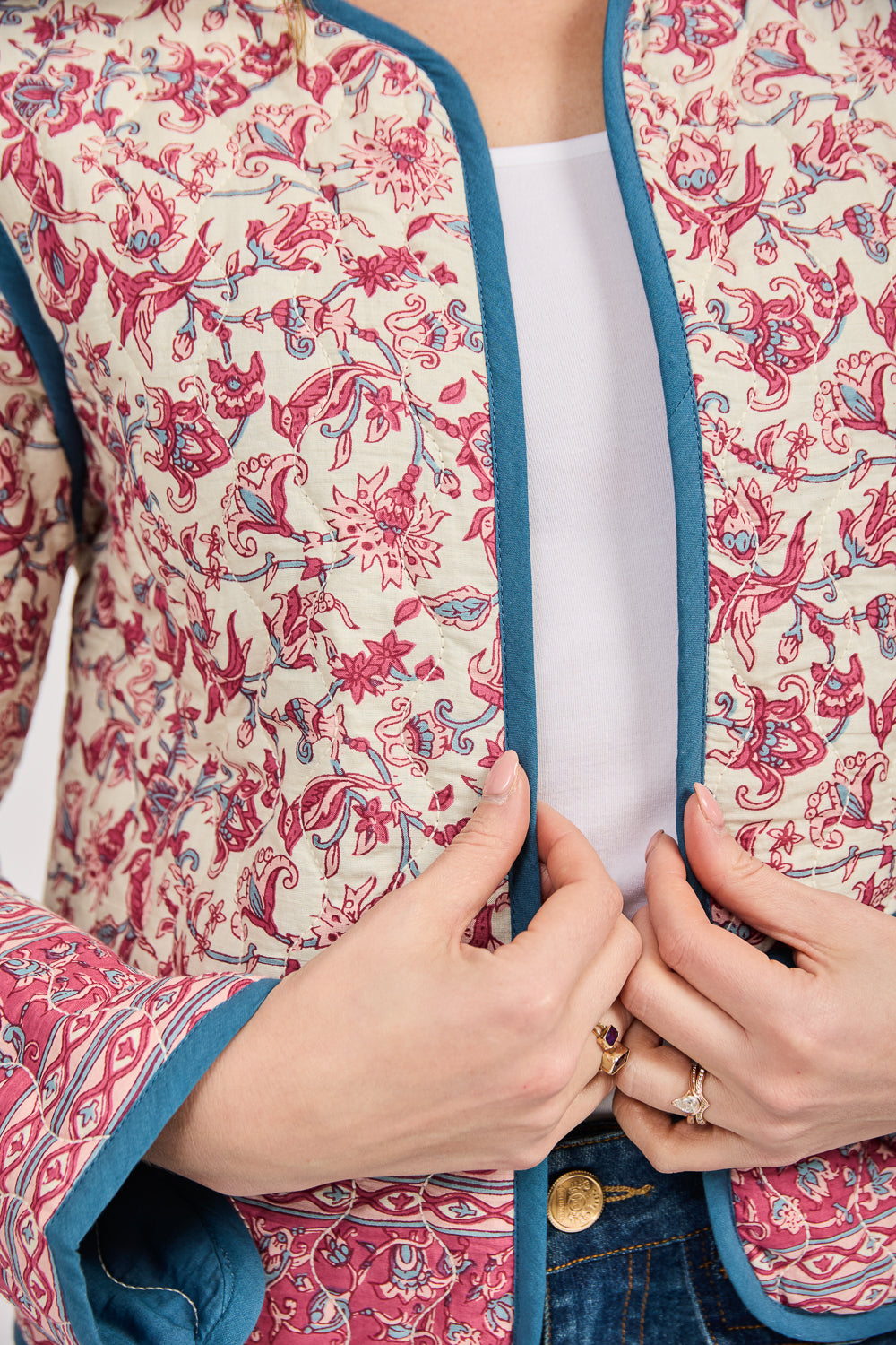 Reversible Paisley Quilted Jacket