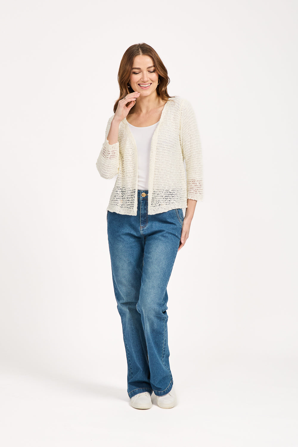 Popcorn Knit Shrug