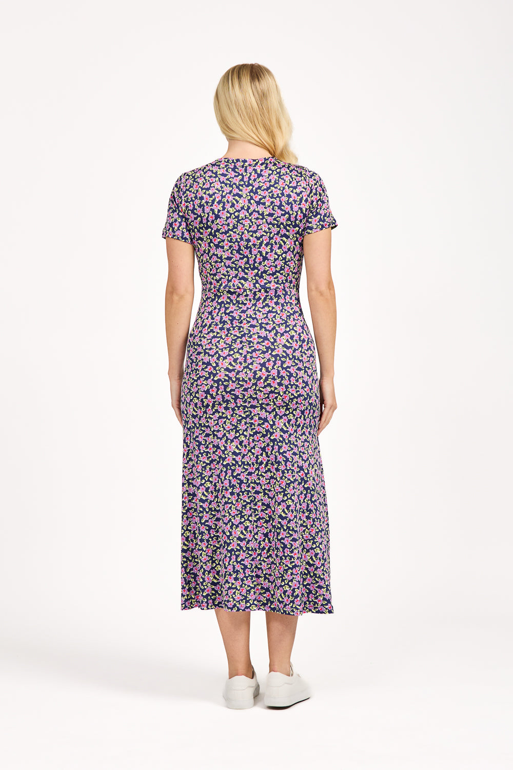 Floral Print Knot Dress