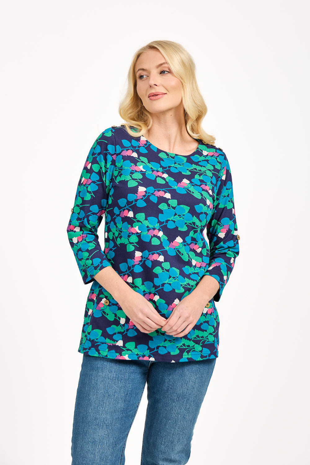Leaf Print Tunic