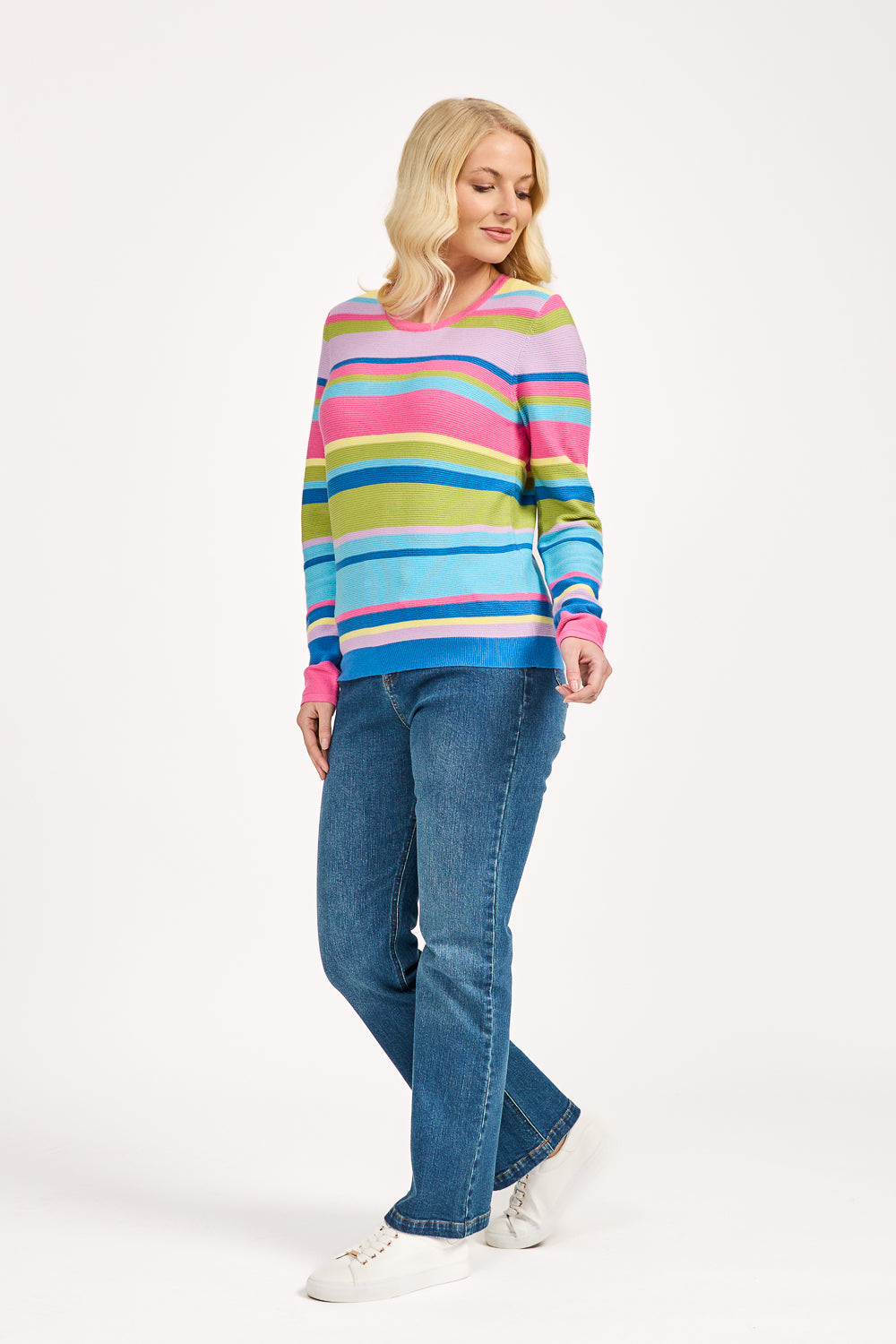Multi Stripe Knit Jumper