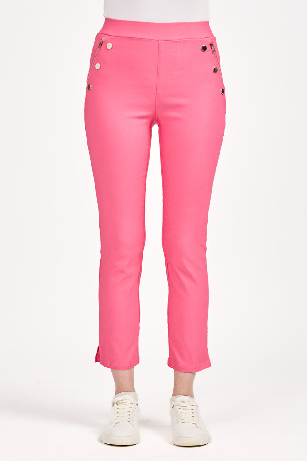 Zip Pocket Bengaline Stretch Trousers