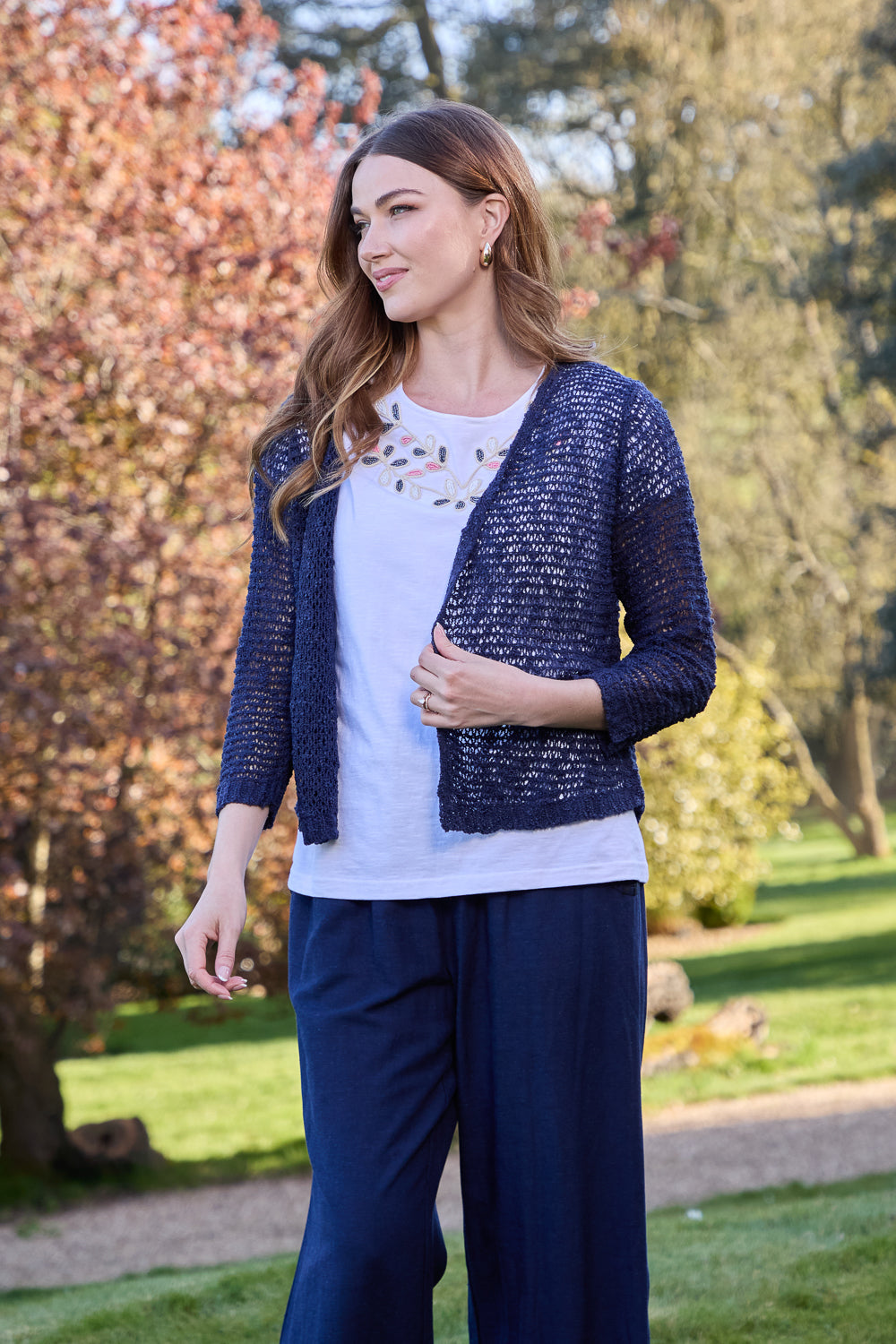 Popcorn Knit Shrug