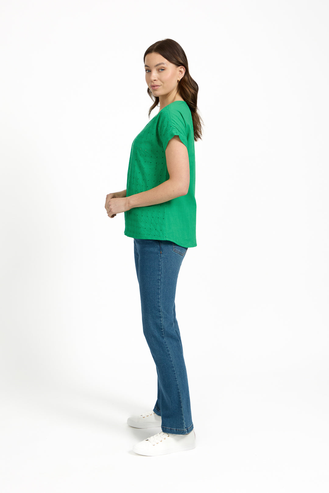 Embroidery Anglaise Top