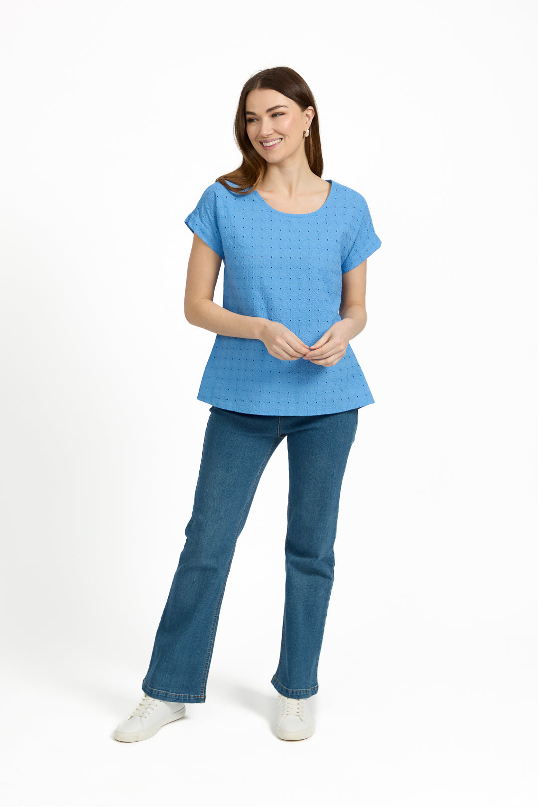 Embroidery Anglaise Top