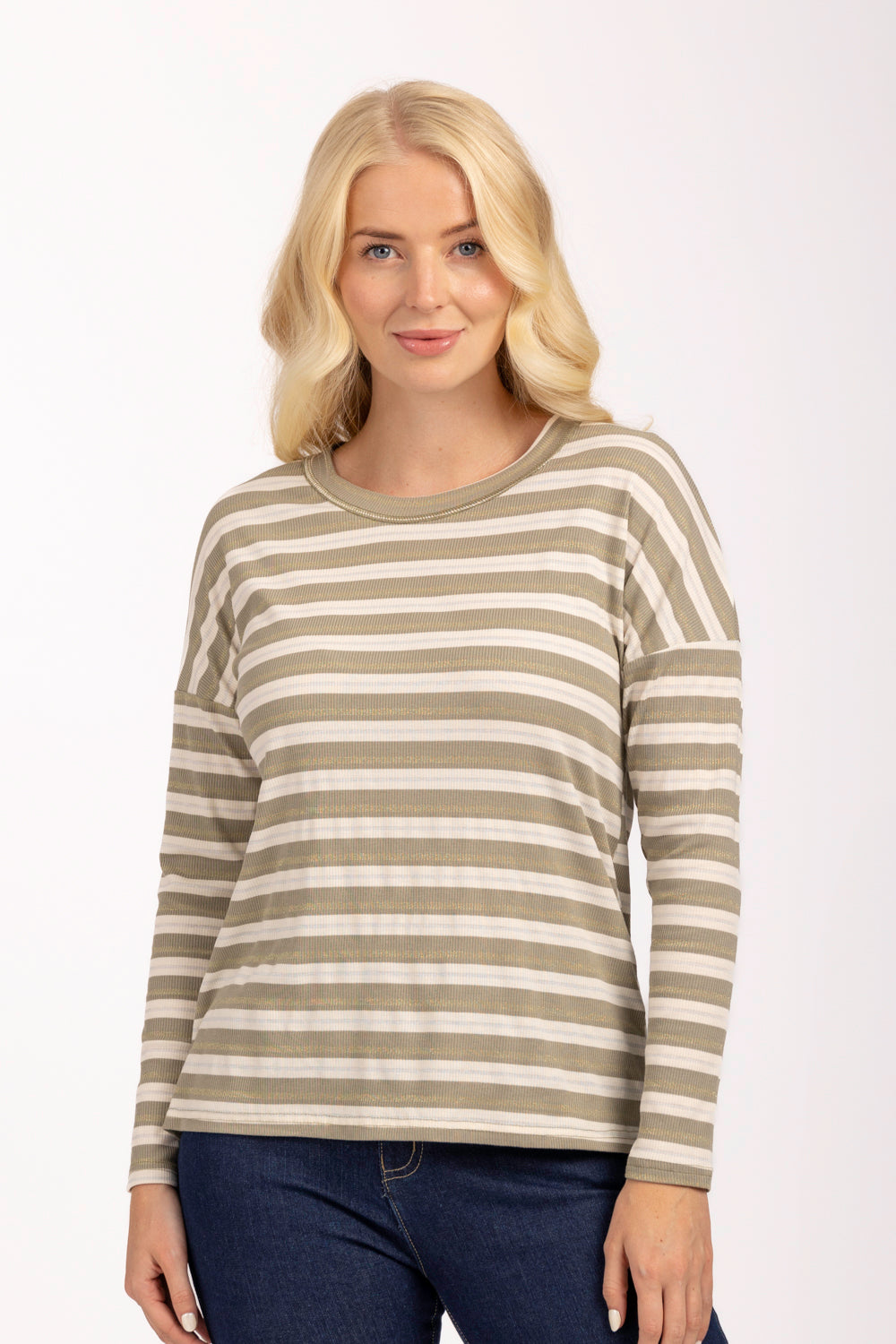 Stripe Lurex Top