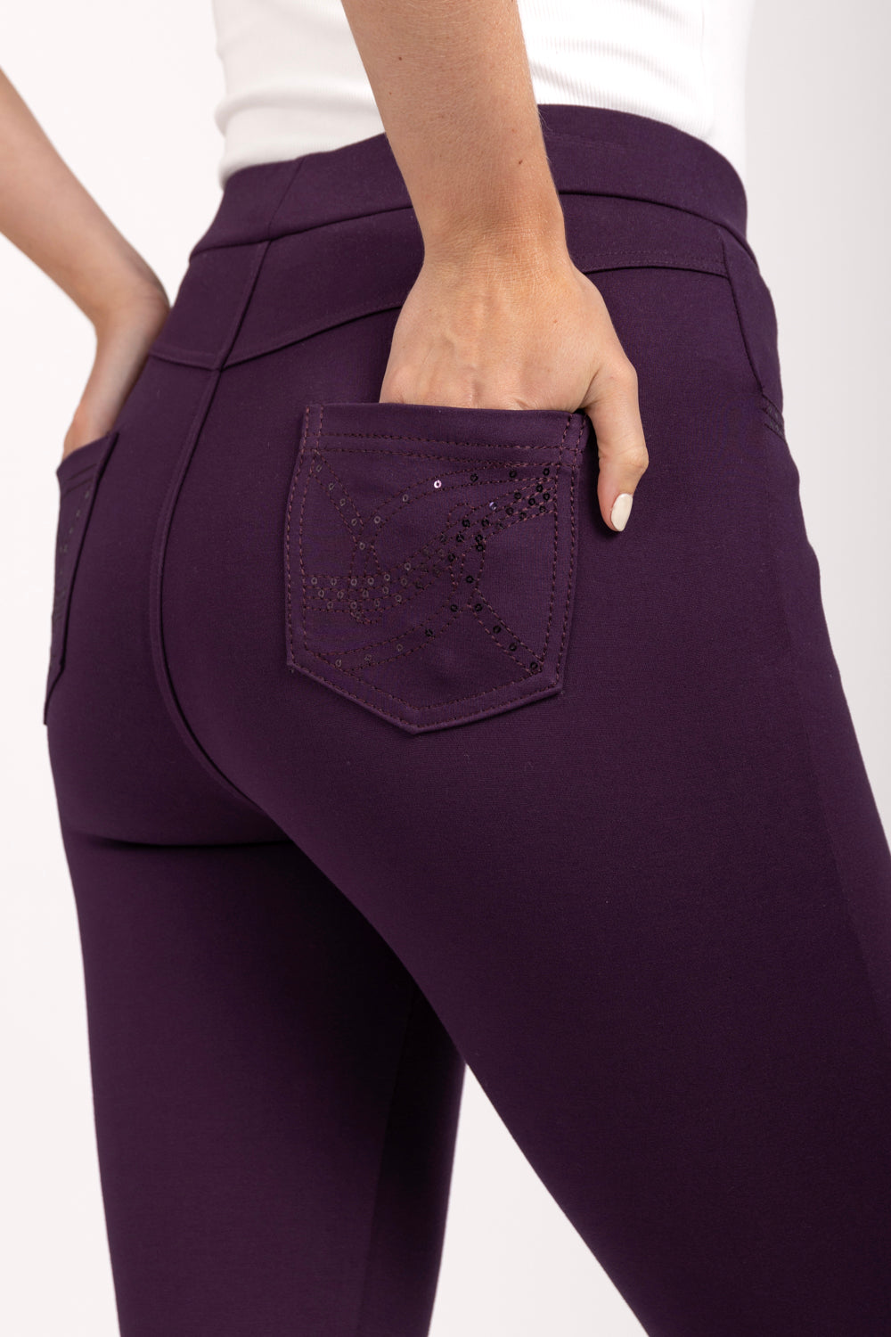 Embellished Pocket Jeggings