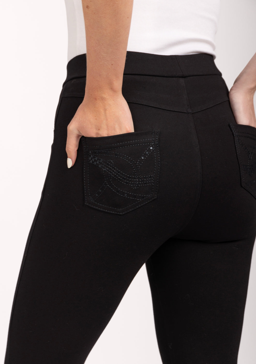 Embellished Pocket Jeggings