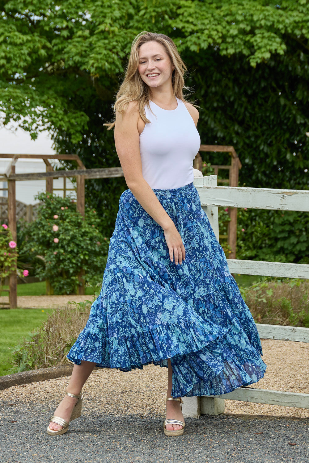 Floral Printed Skirt