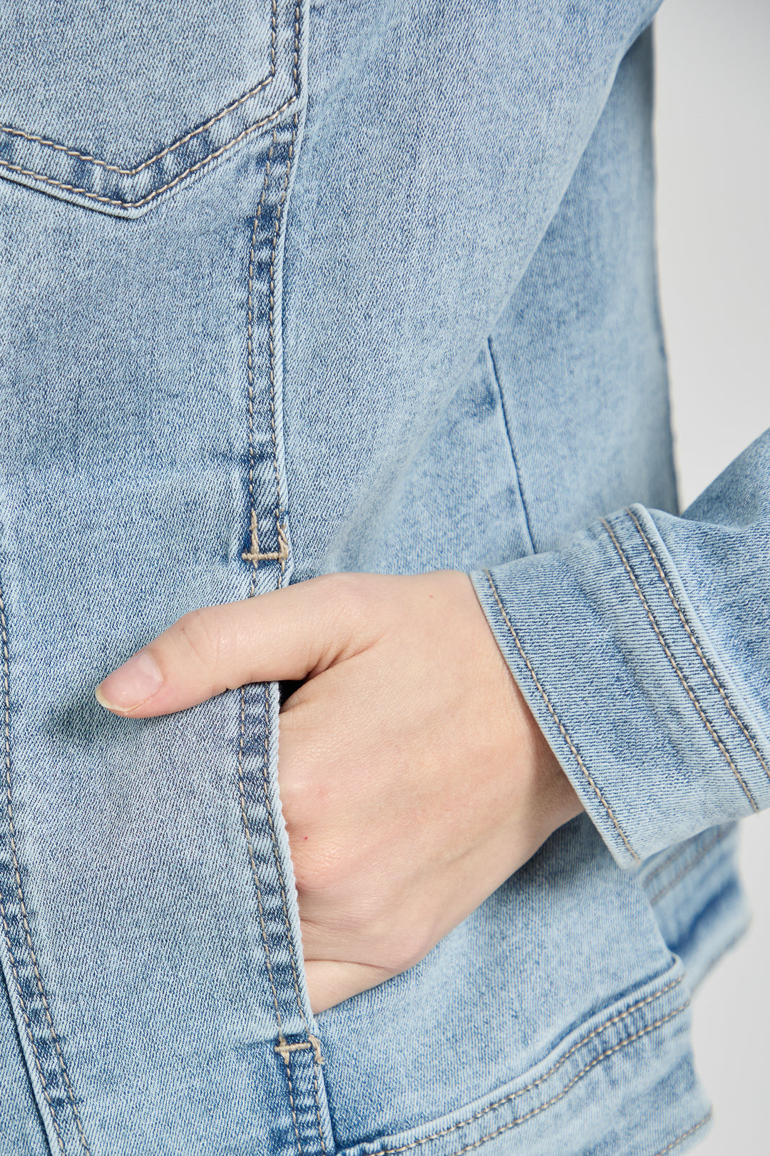 Floral Embroidered Denim Jacket