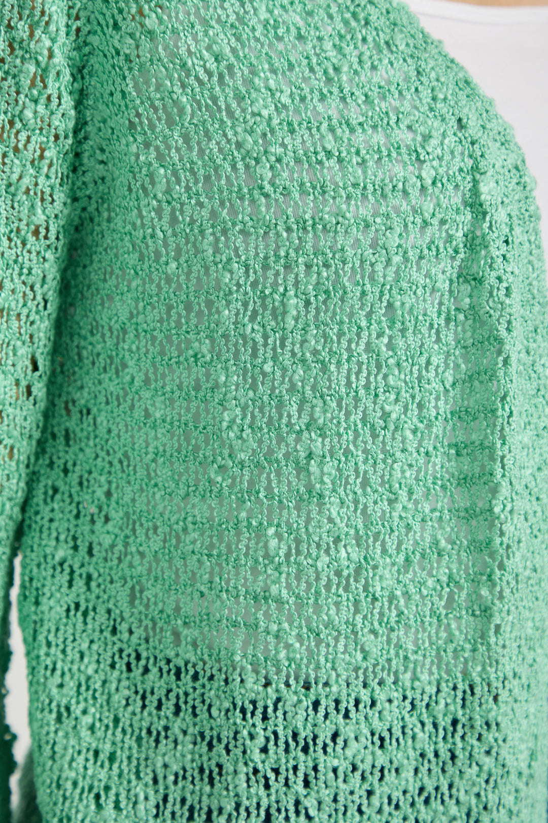 Popcorn Knit Shrug