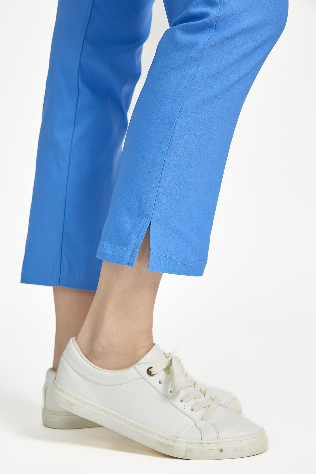 Button Detailed Bengaline Stretch Trousers