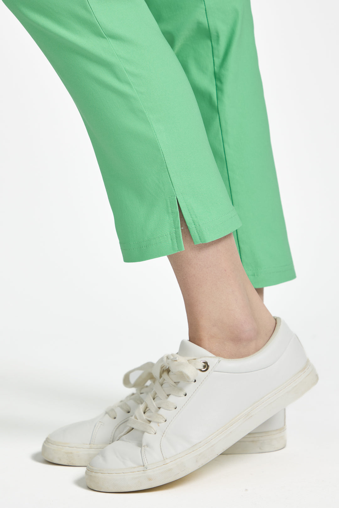 Button Detailed Bengaline Stretch Trousers