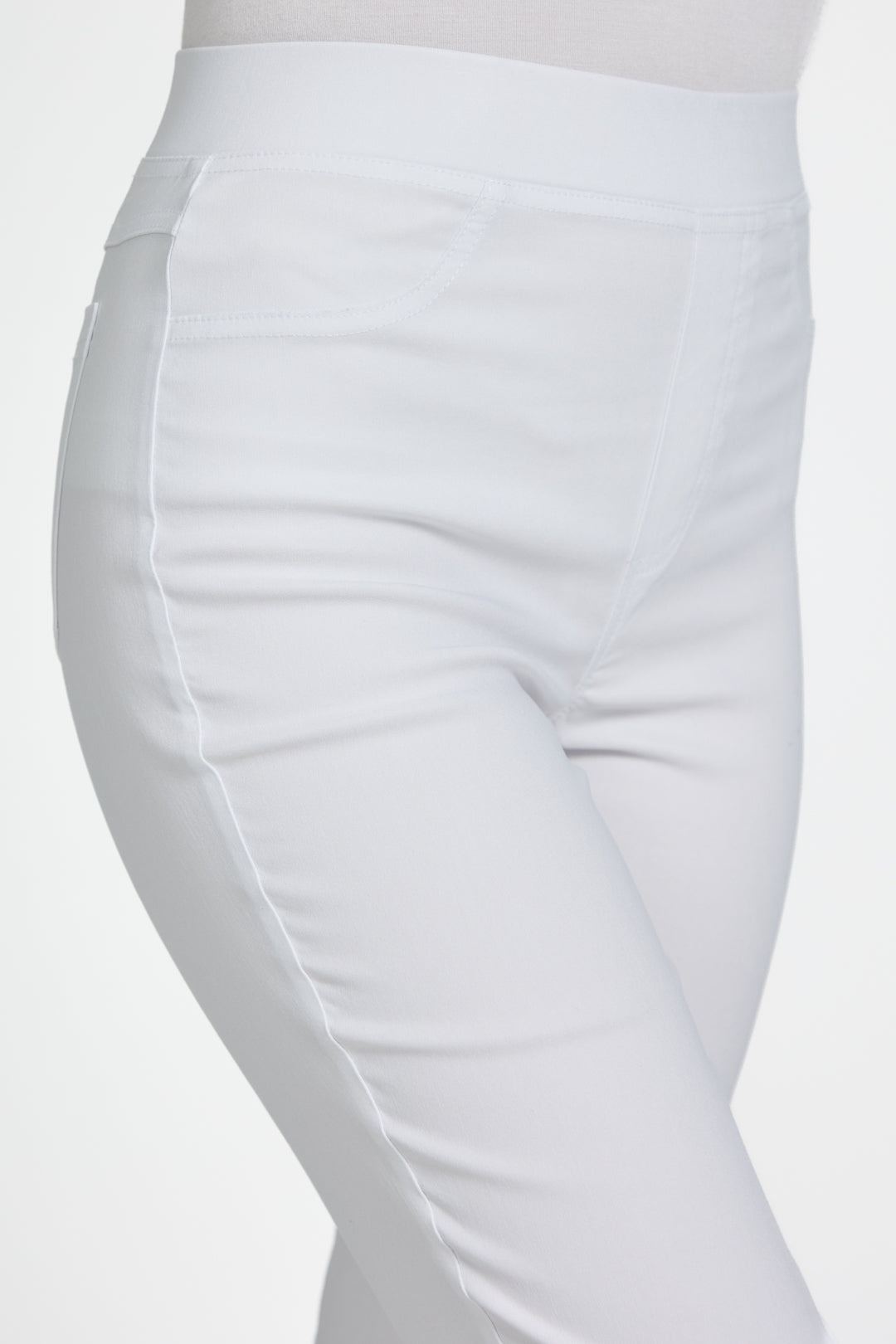 Eyelet Detailed Bengaline Stretch Trousers