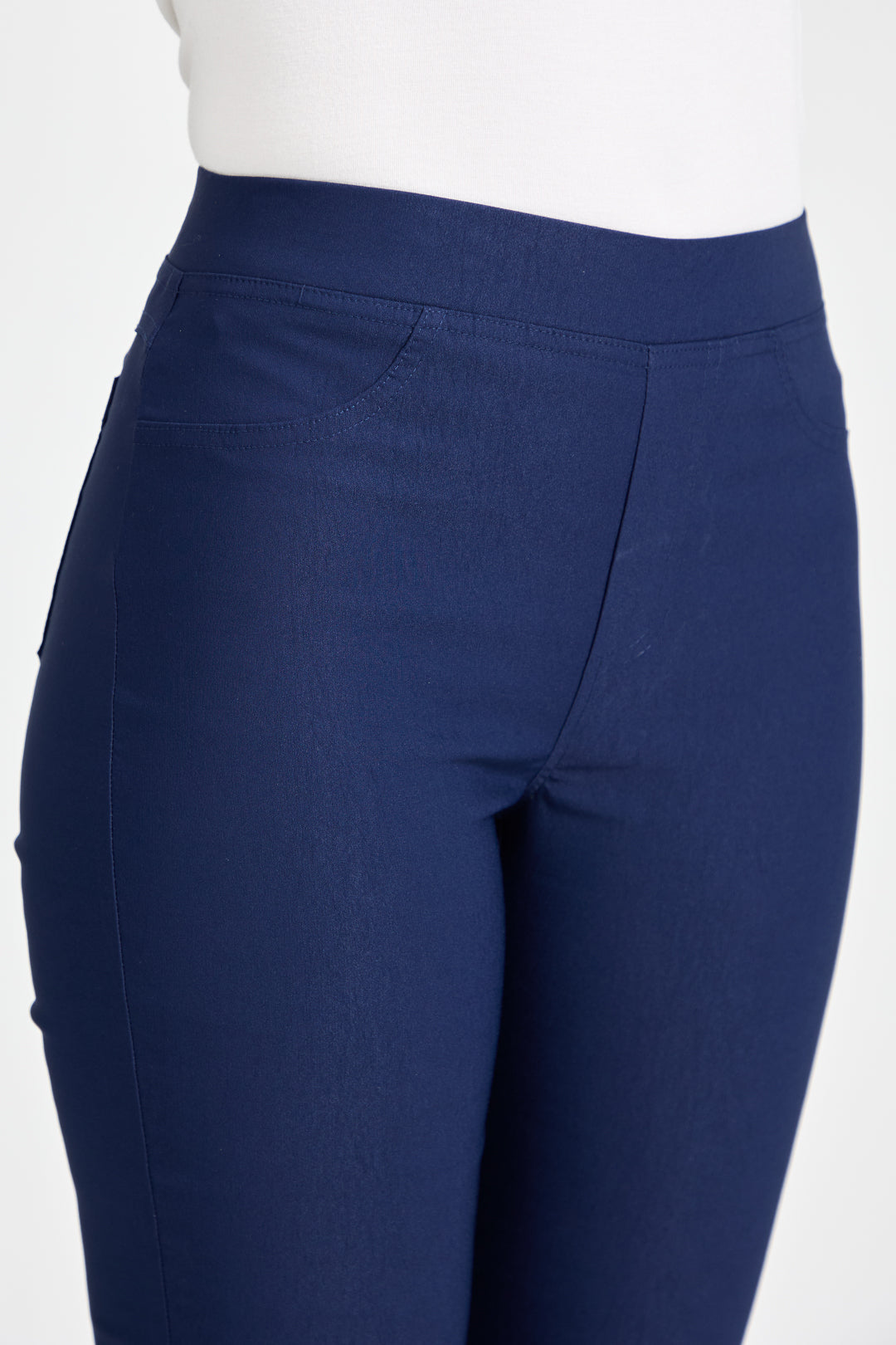 Eyelet Detailed Bengaline Stretch Trousers