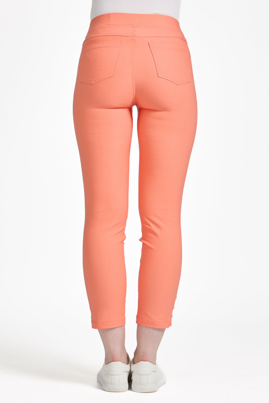 Eyelet Detailed Bengaline Stretch Trousers