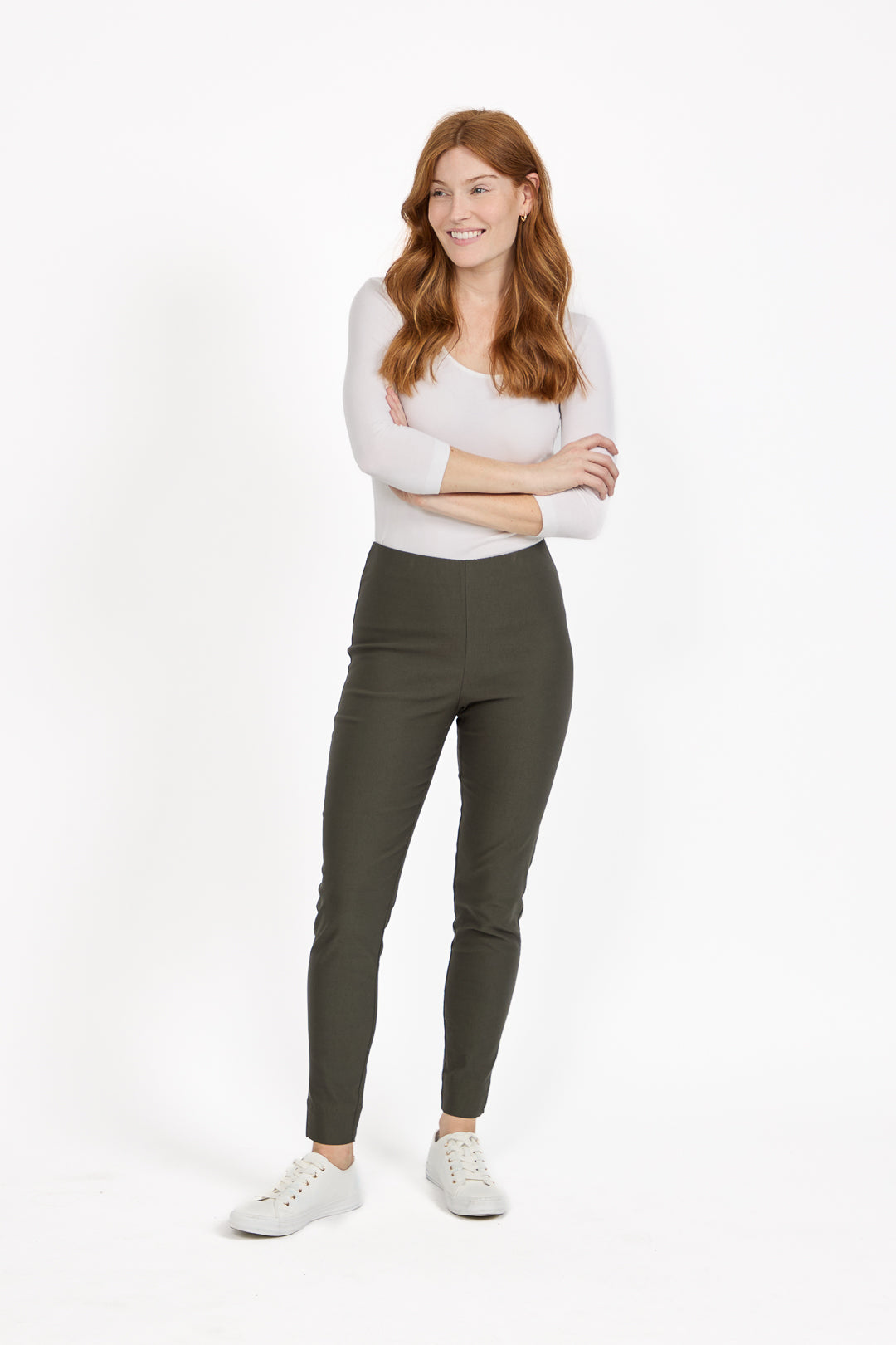 Tailored Pull-Up Bengaline Stretch Trousers