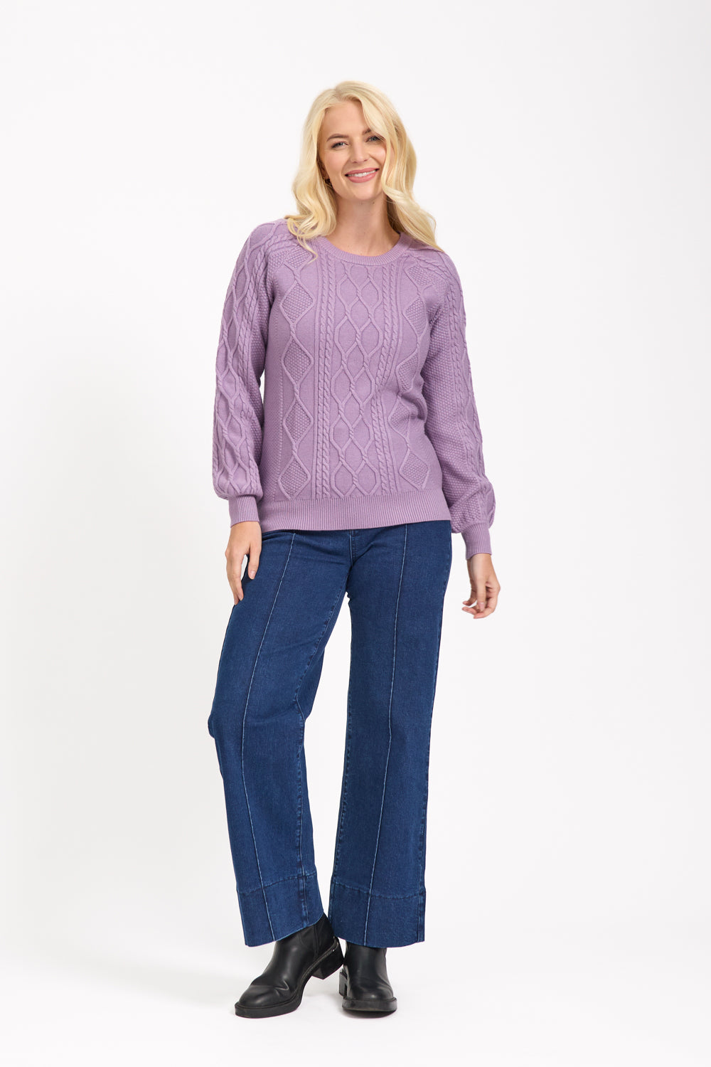 Raglan Cable Jumper