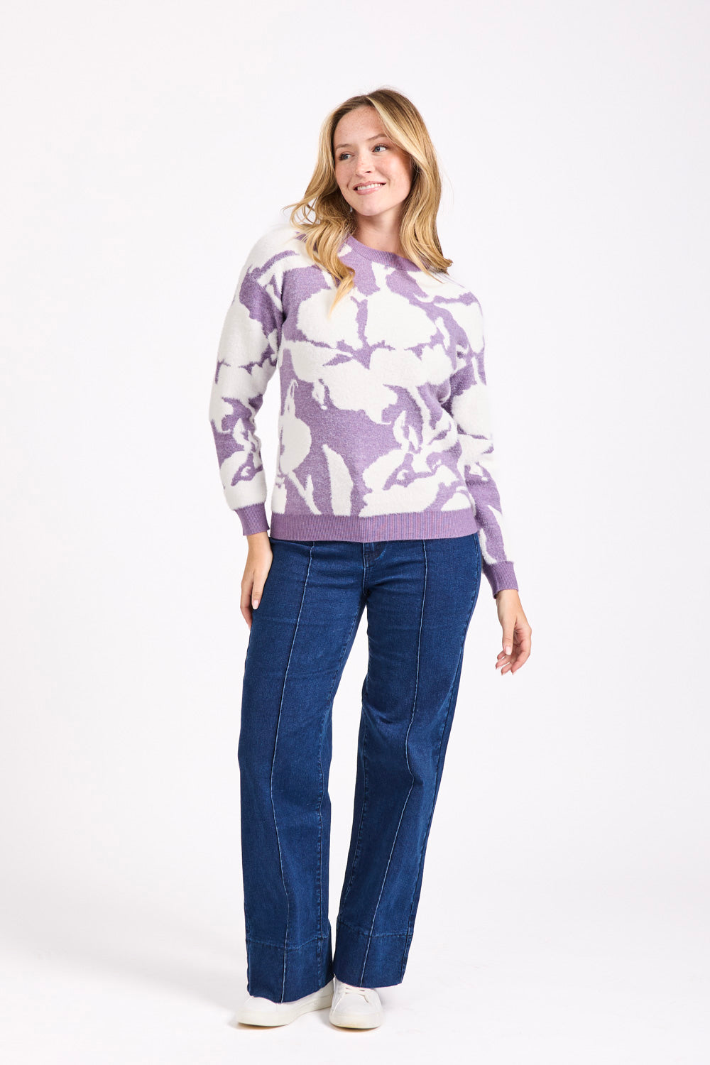 Floral Jacquard Jumper