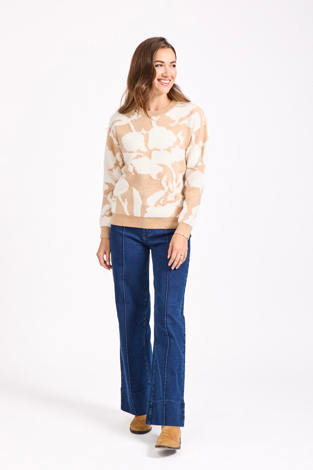 Floral Jacquard Jumper