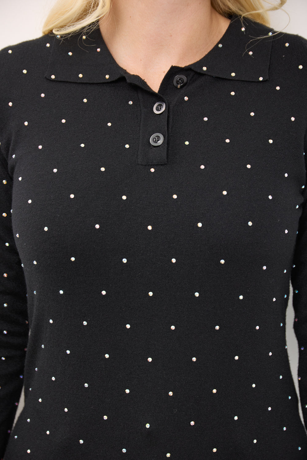 Scattered Diamanté Jumper