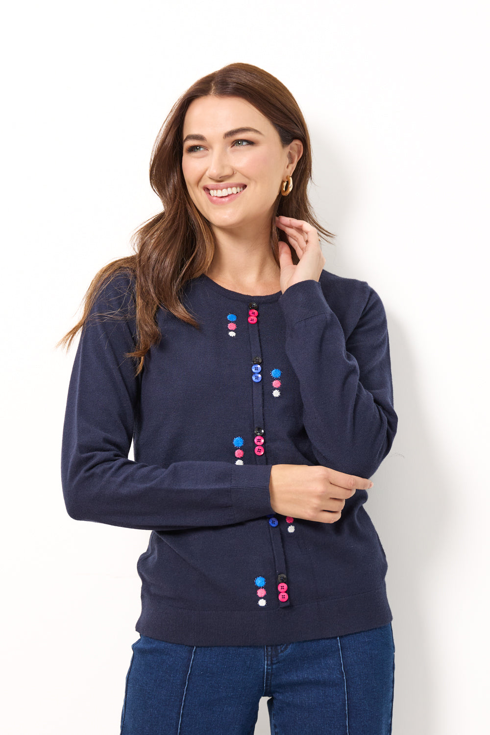 Button Detail Jumper