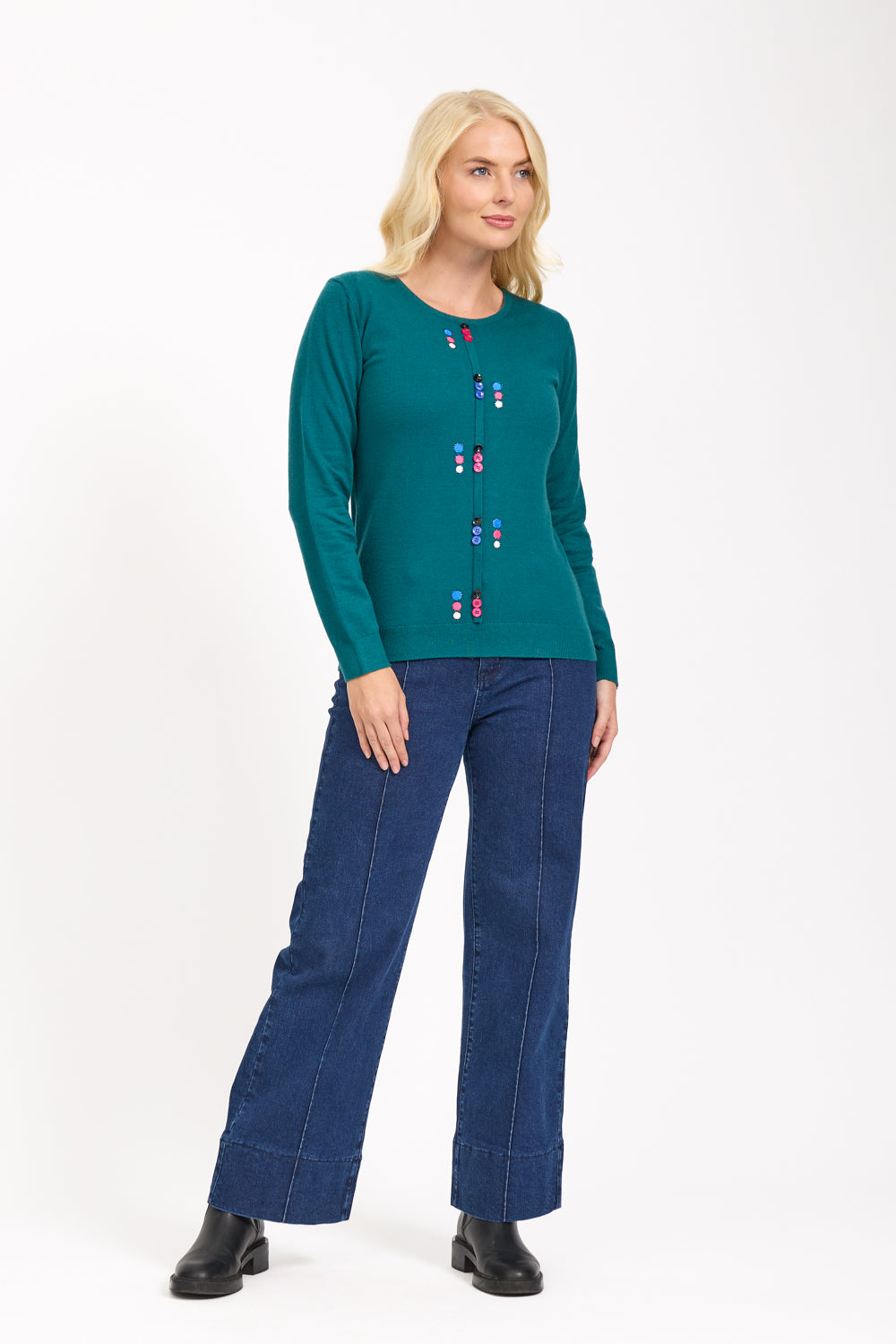 Button Detail Jumper