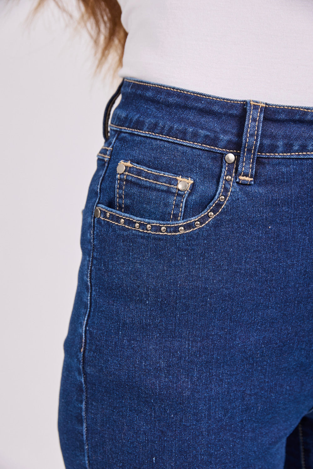 Stud Pocket Jeans