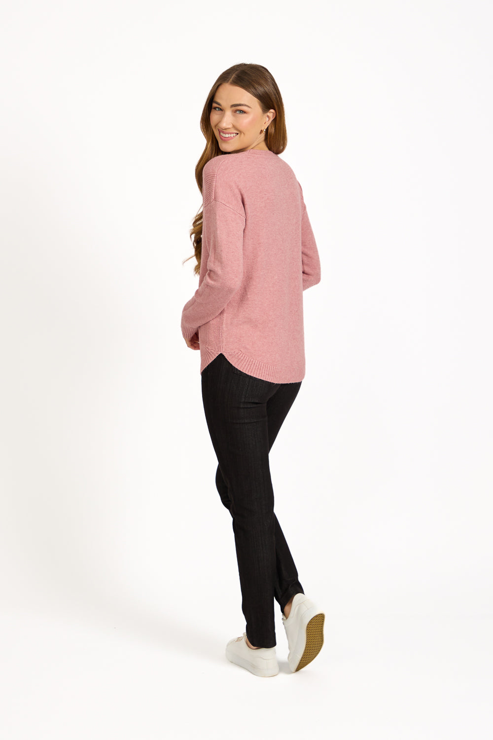 Cable-Knit Block Jumper