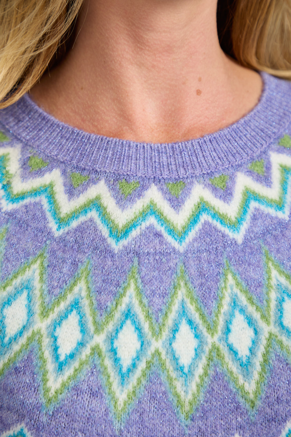 Sparkly Fair Isle Jumper