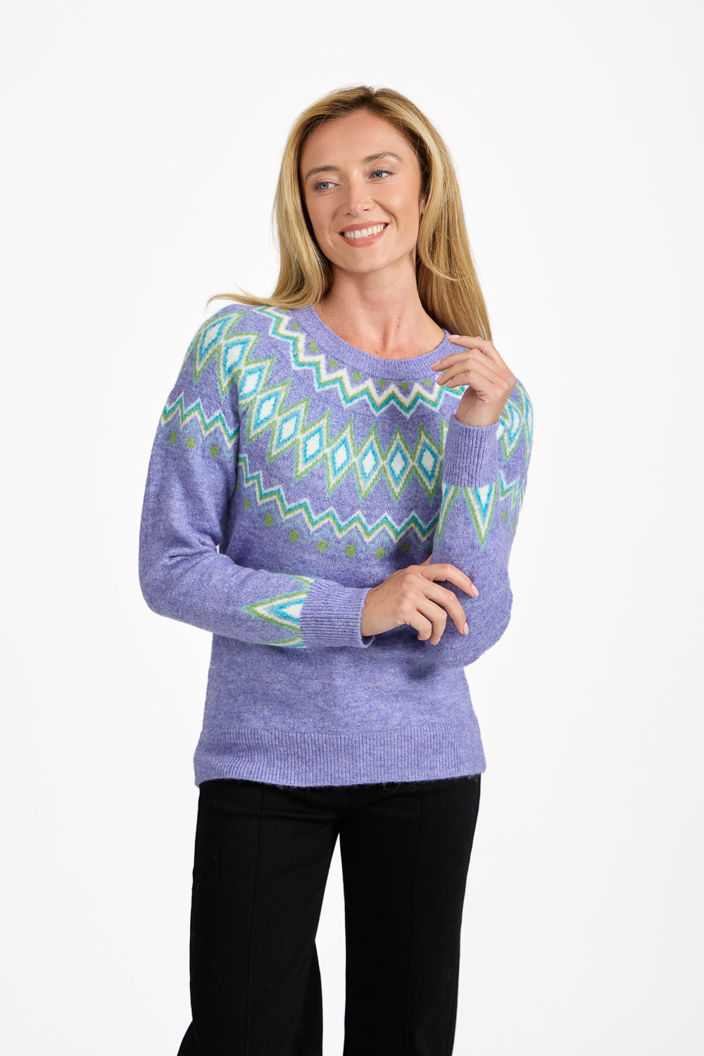Sparkly Fair Isle Jumper