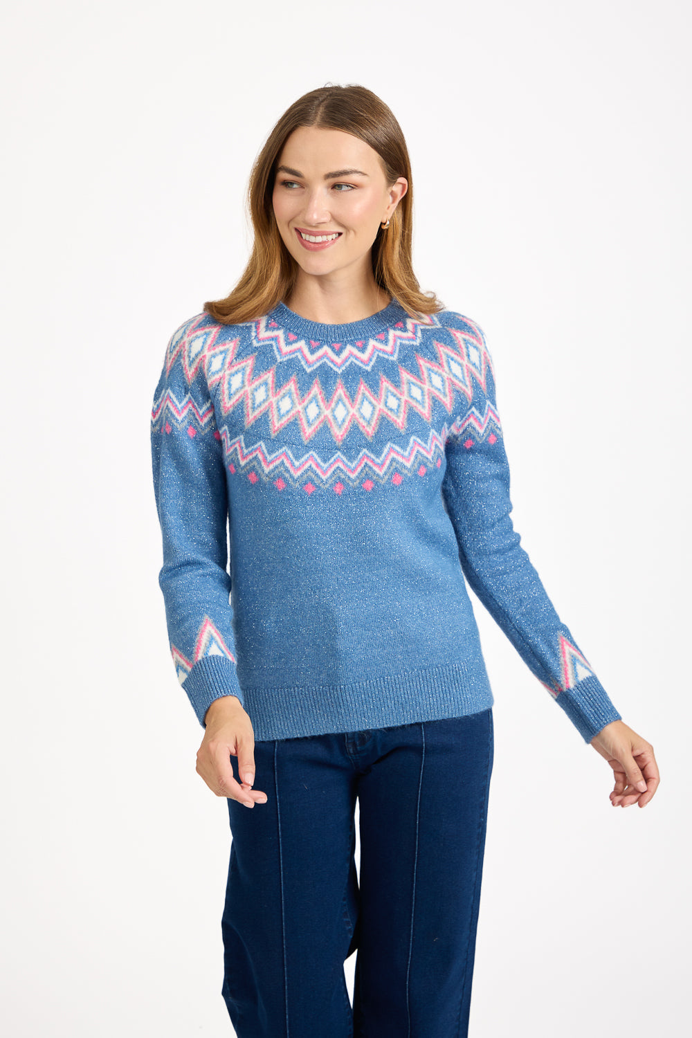 Sparkly Fair Isle Jumper