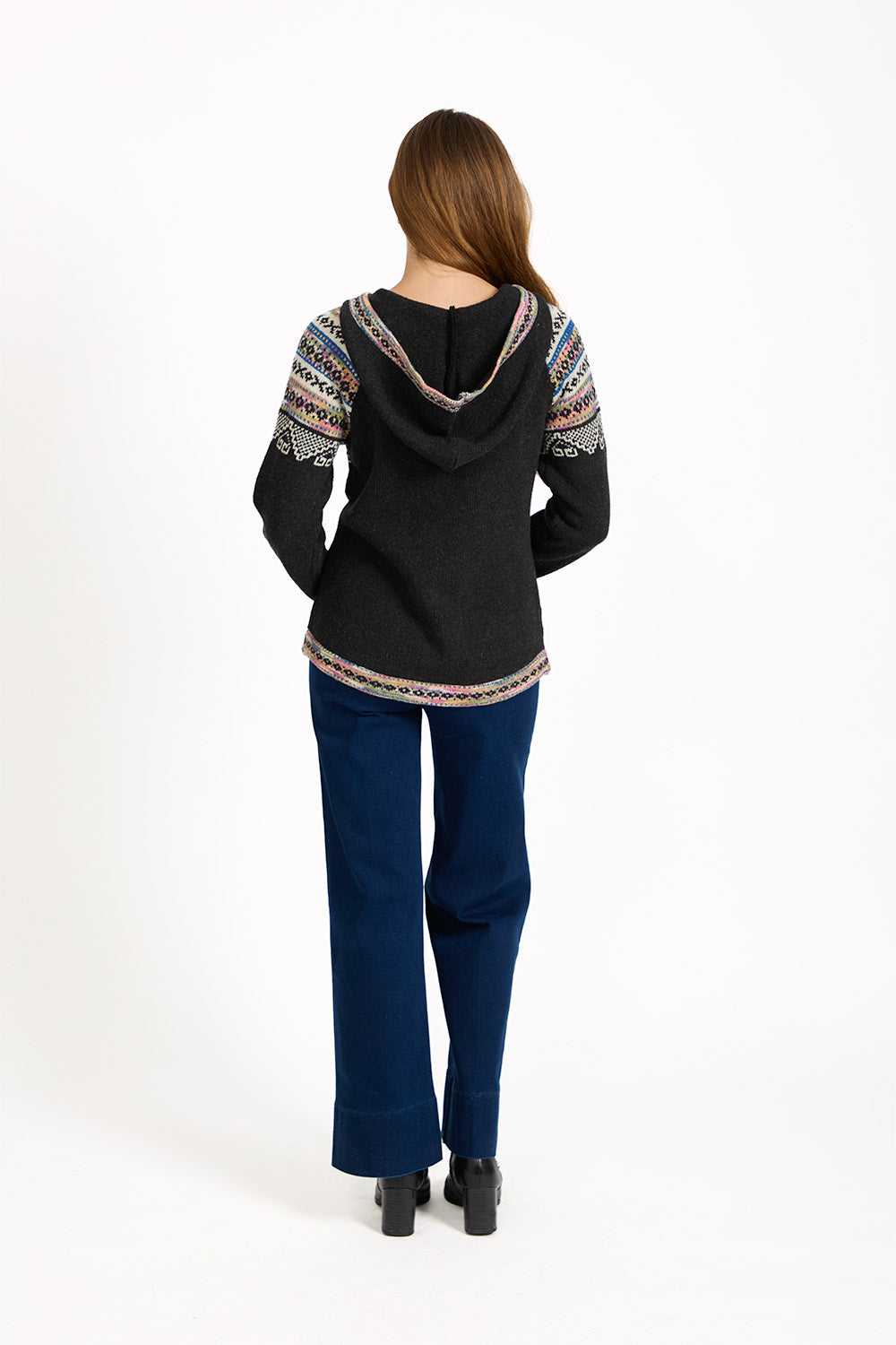 Fair Isle Hooded Jumper