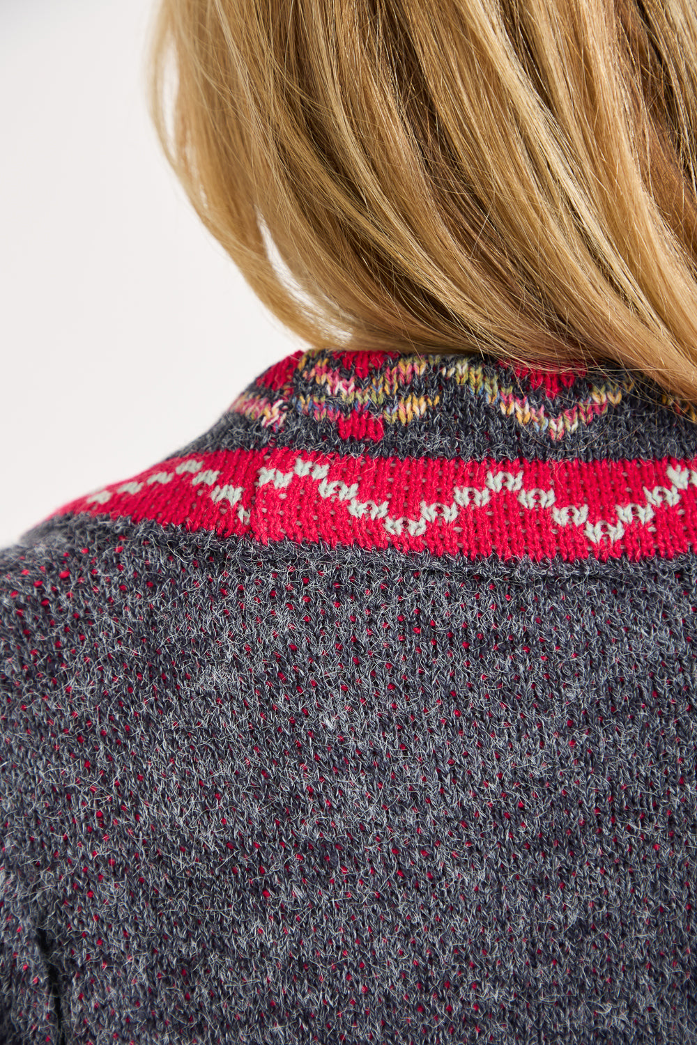 Aztec Bordered Fringed Longline Cardigan