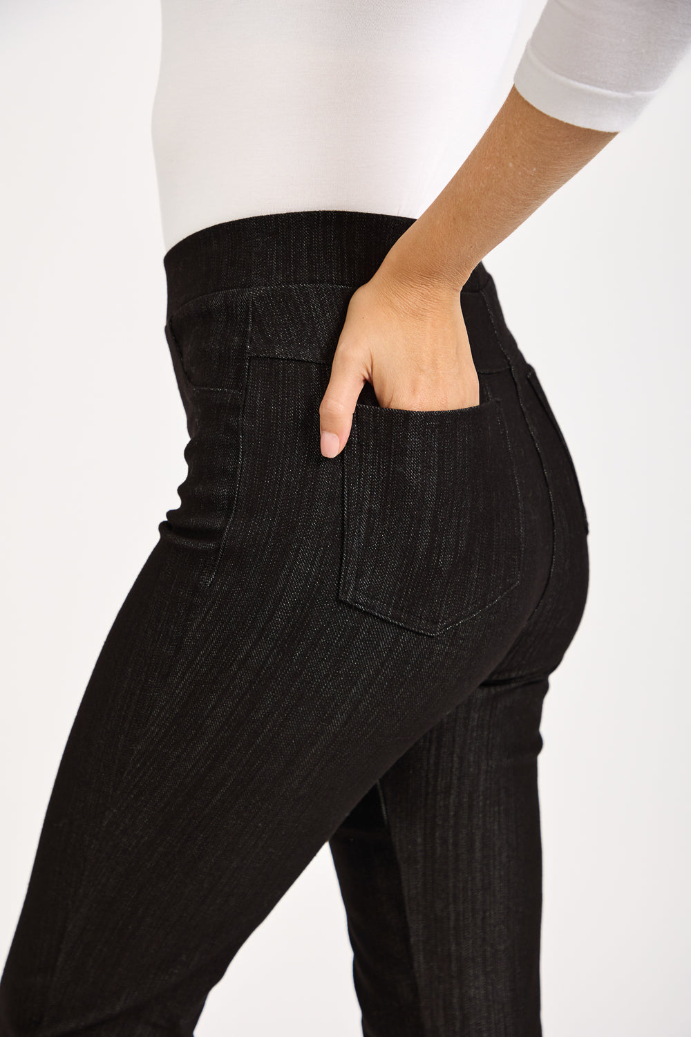 Soft Denim Stretch Pull-On Jeggings