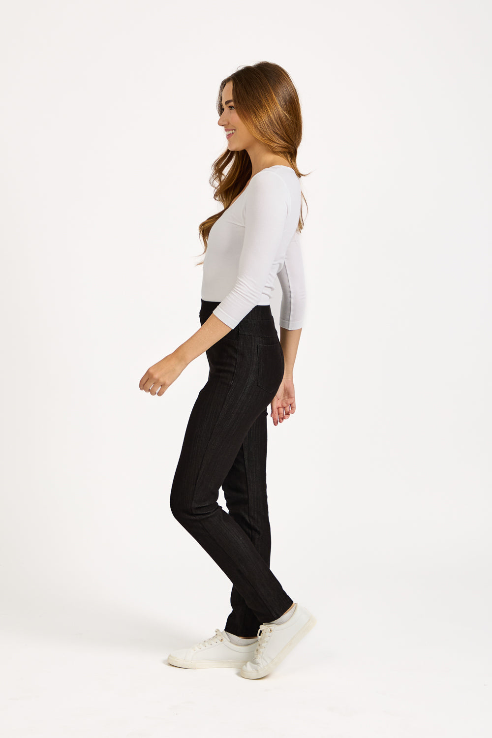 Soft Denim Stretch Pull-On Jeggings