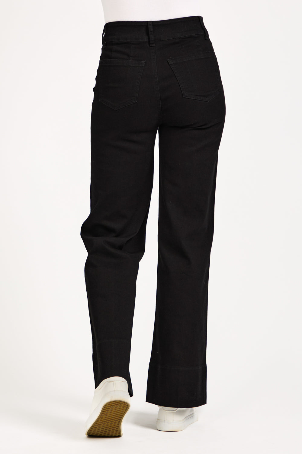 Denim Wash Wide Leg Jeans