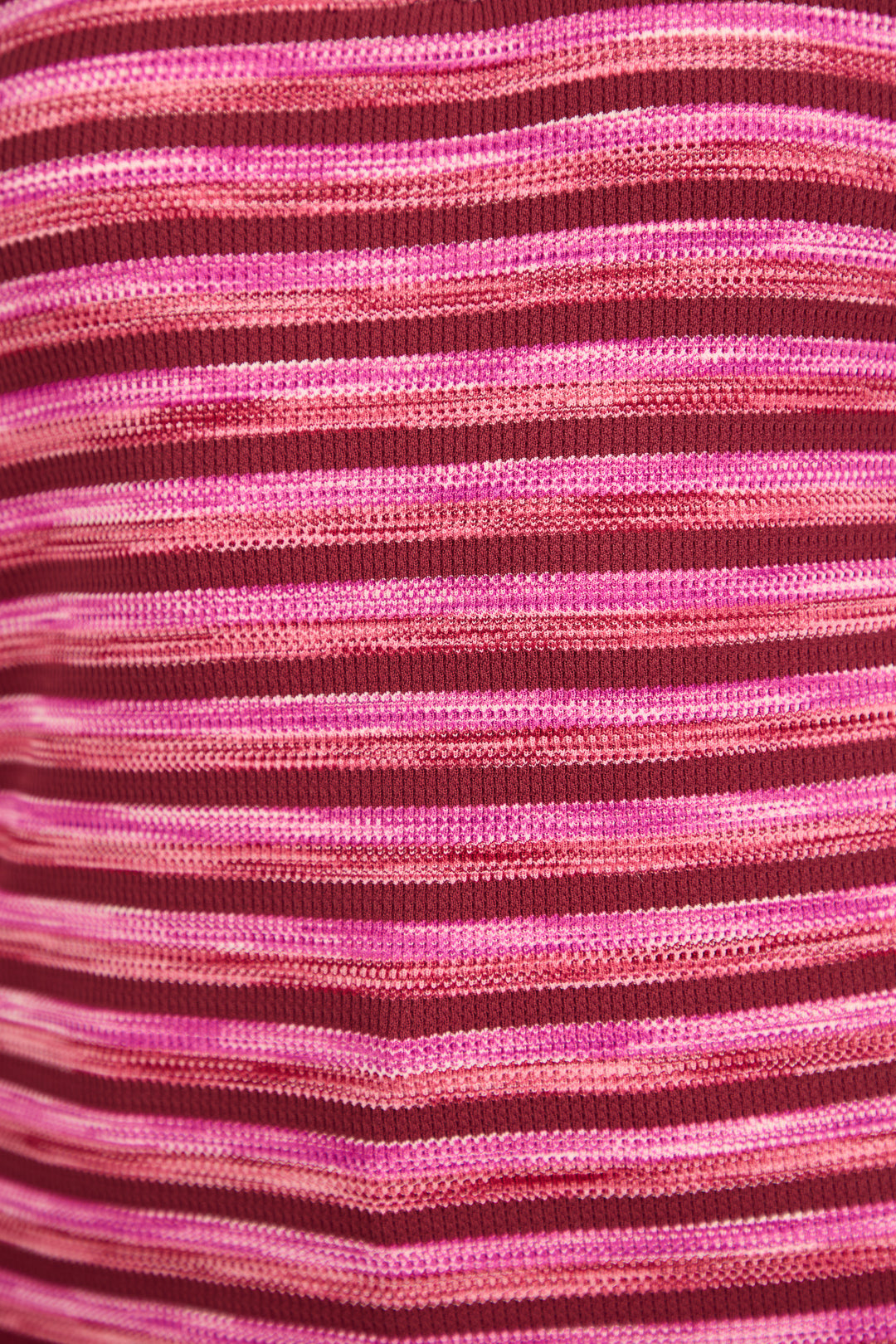 Space Dye Ribbed Jersey Button-Up Top
