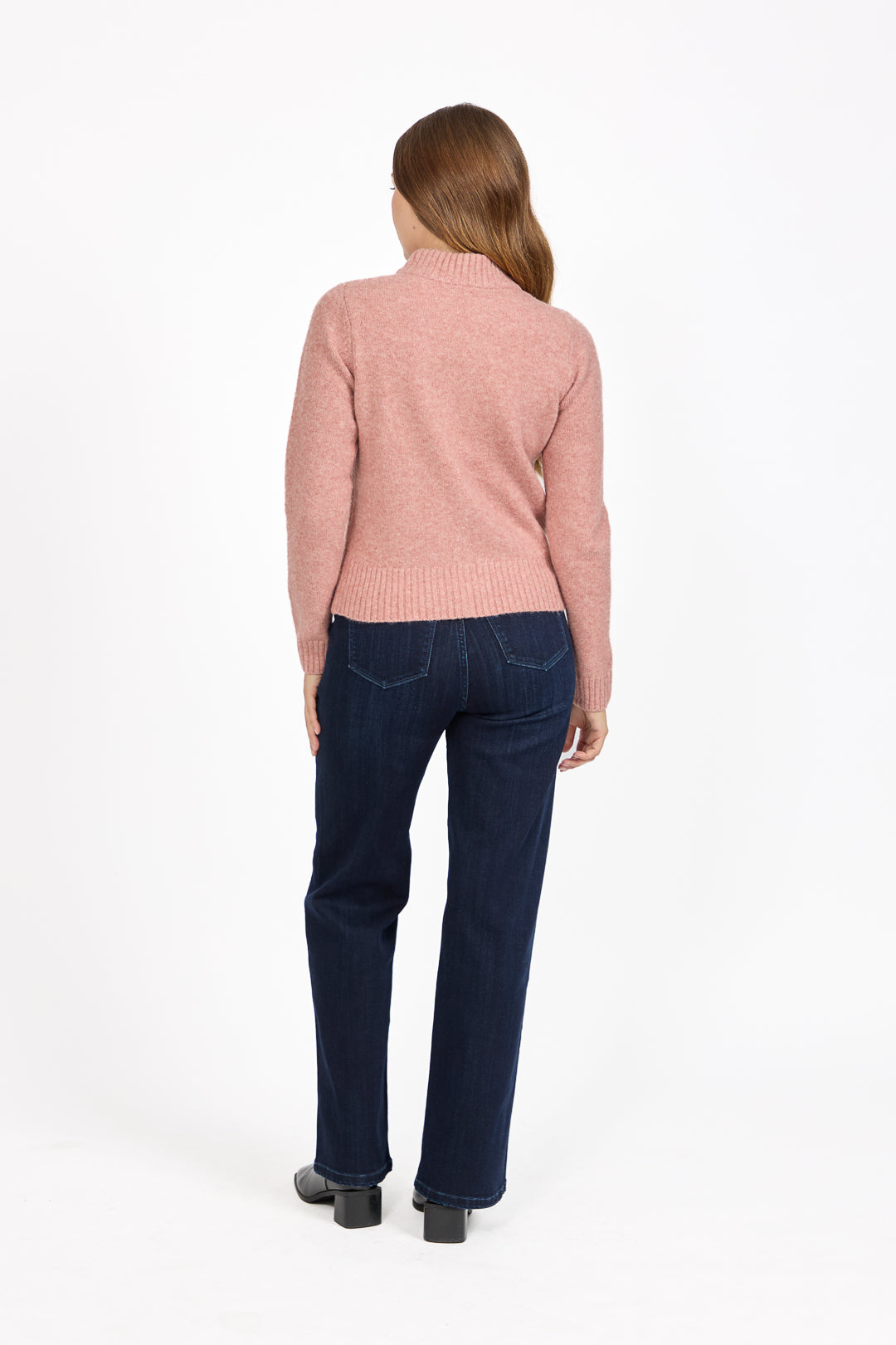 Cornelli Embellished Zip-Up Knit Cardigan