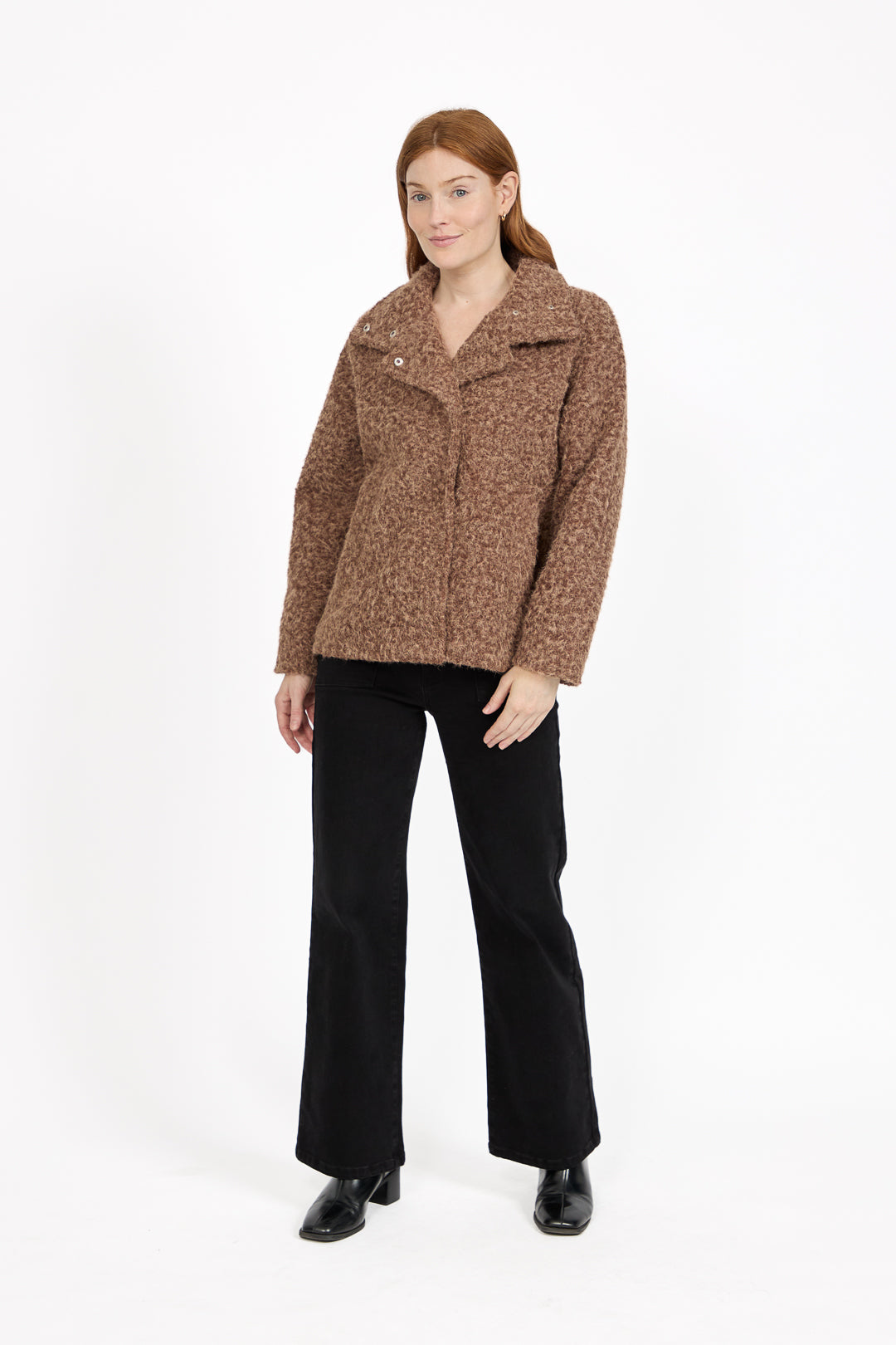 Faux Fur Fluffy Boxy Jacket
