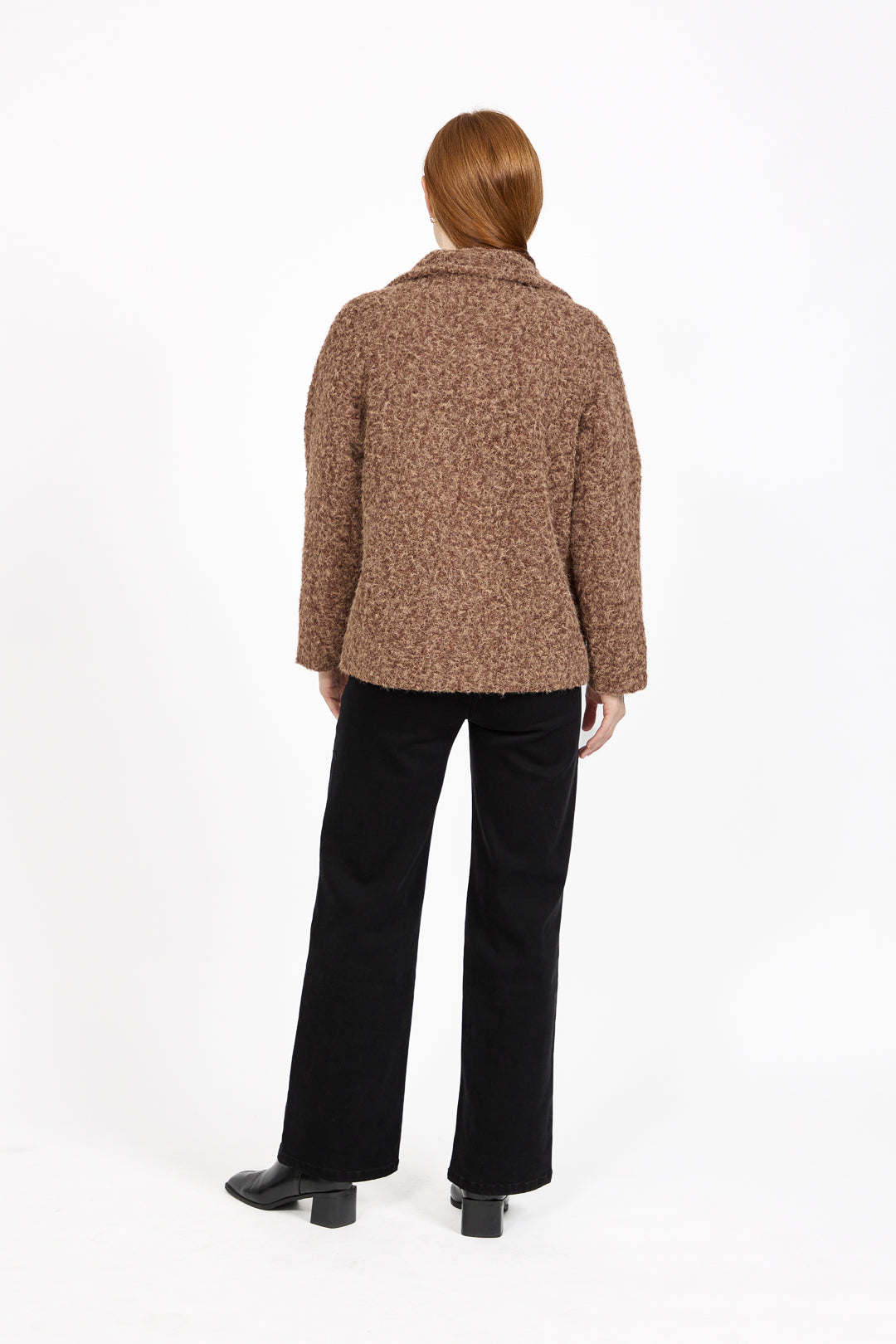 Faux Fur Fluffy Boxy Jacket