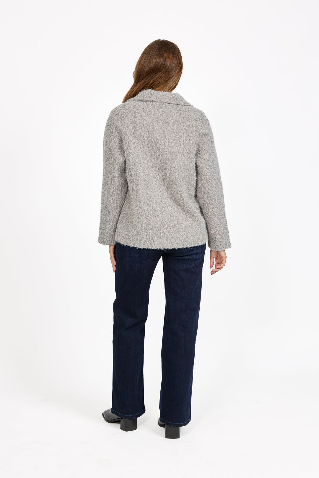 Faux Fur Fluffy Boxy Jacket