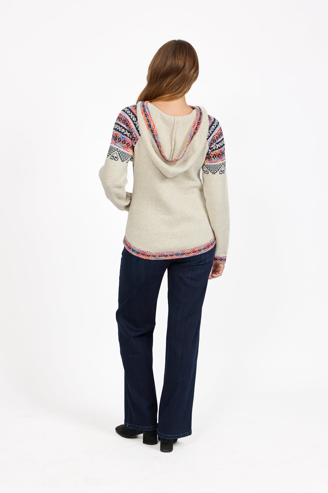 Fair Isle Hooded Jumper
