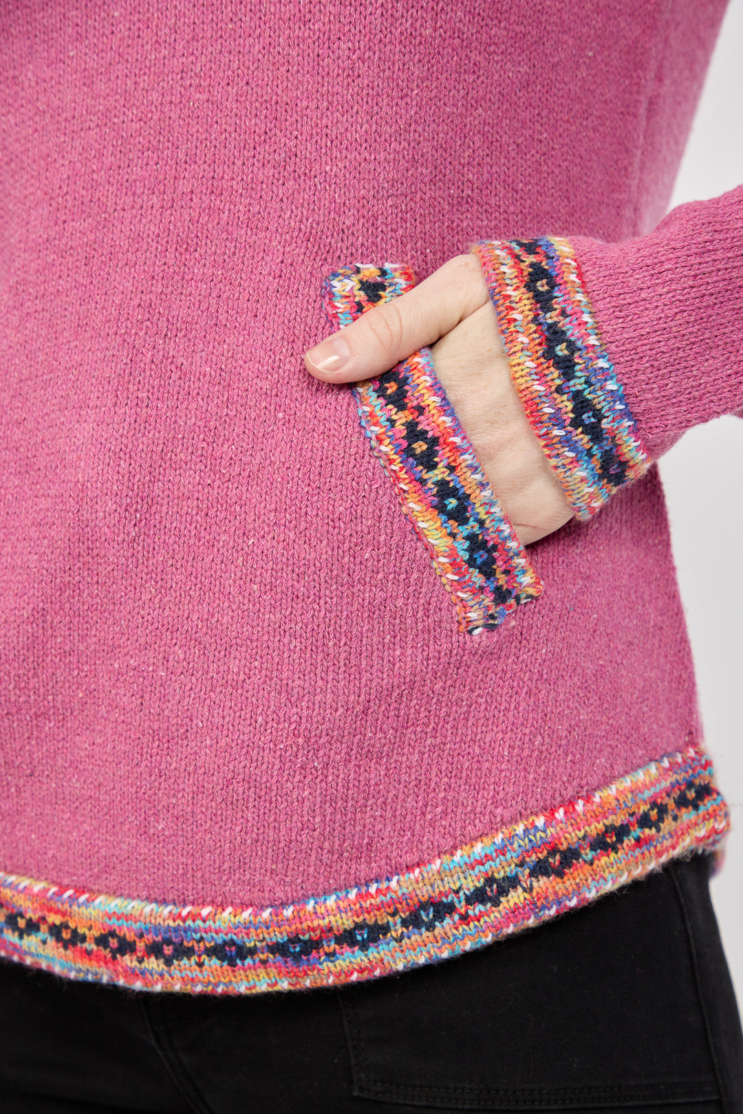 Fair Isle Hooded Jumper