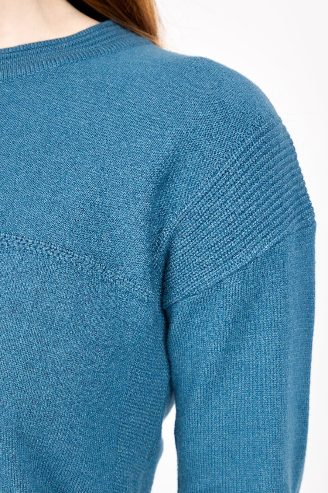 Cable-Knit Block Jumper